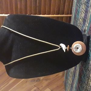 Carnelian, Bone and Tigers eye Necklace